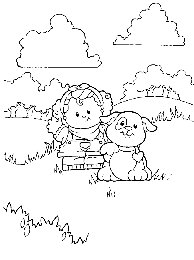 Kids-n-fun.com | Coloring page Little People Little People